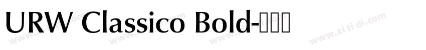 URW Classico Bold字体转换 URW Classico Bold字体转换
